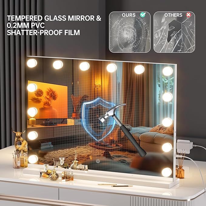 LED-Schminkspiegel im Hollywood-Stil 3