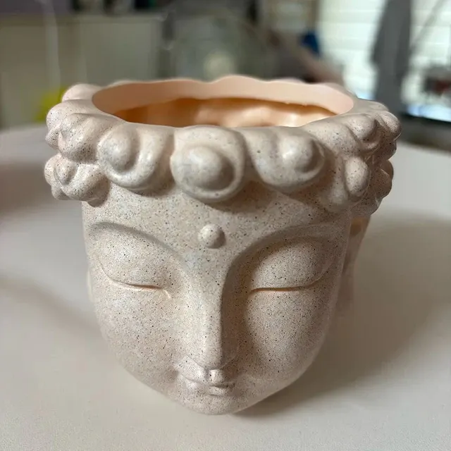 Zen-Buddha-Harz-Blumentopf als Deko-Ornament 4