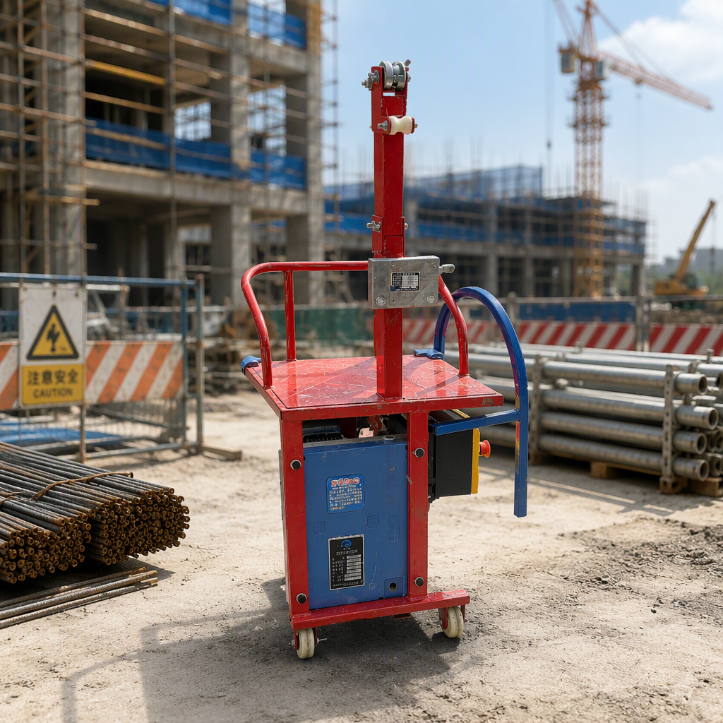 Elektrische Hängebühne Fassadenreinigung Hochhaus 3