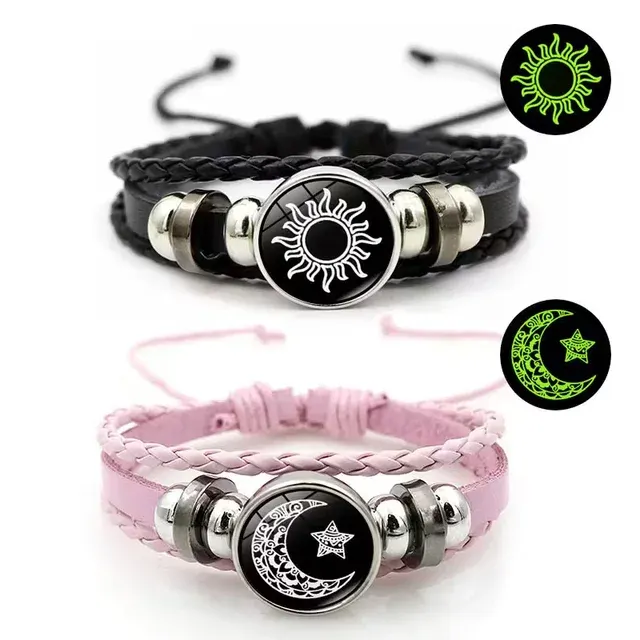 Leuchtend Paararmband 1