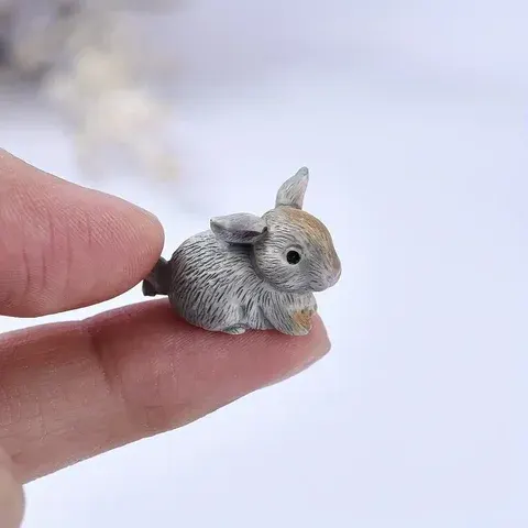 Miniatur-Kaninchenfiguren