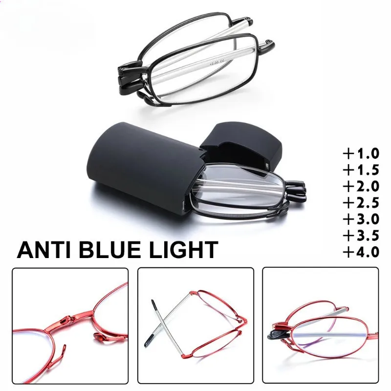 Faltbare Lesebrille mit Geschenketui 2