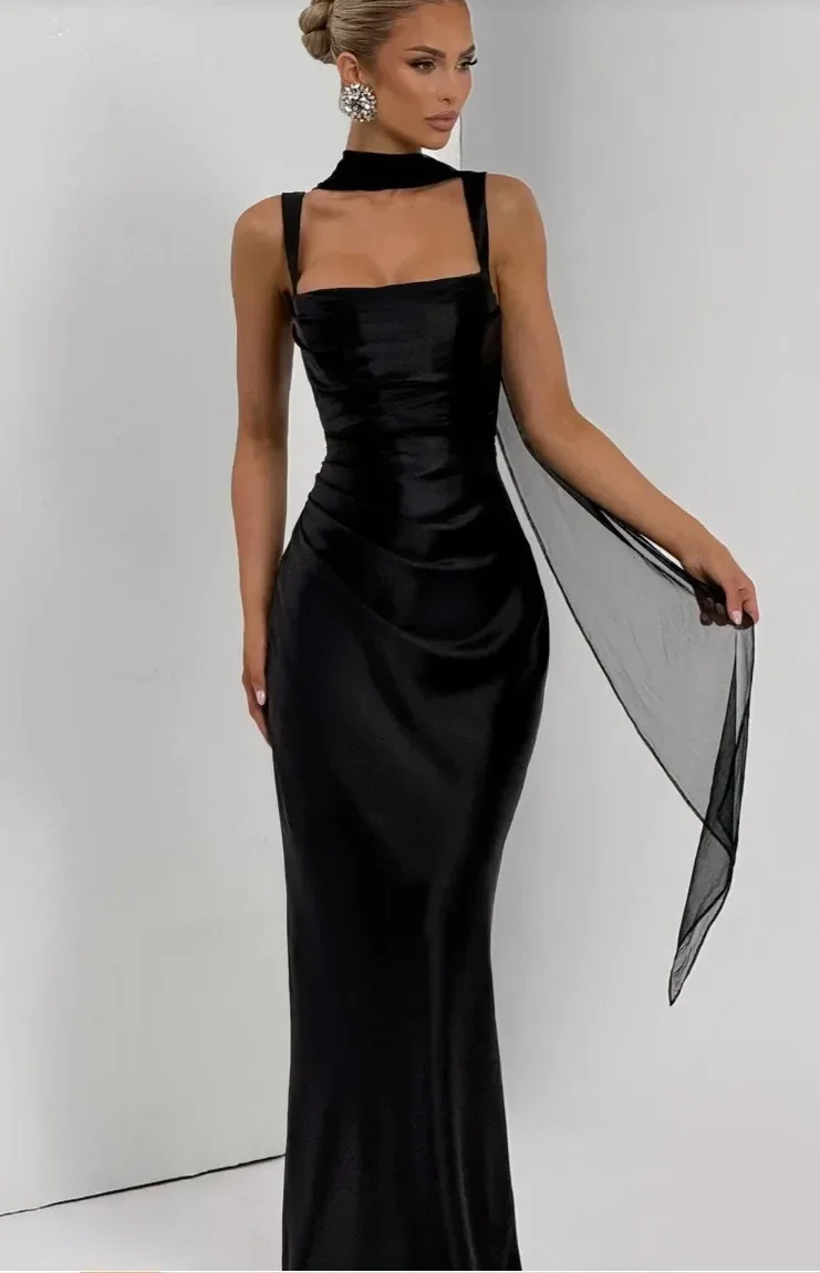 Maxikleid mit Schlitz 4