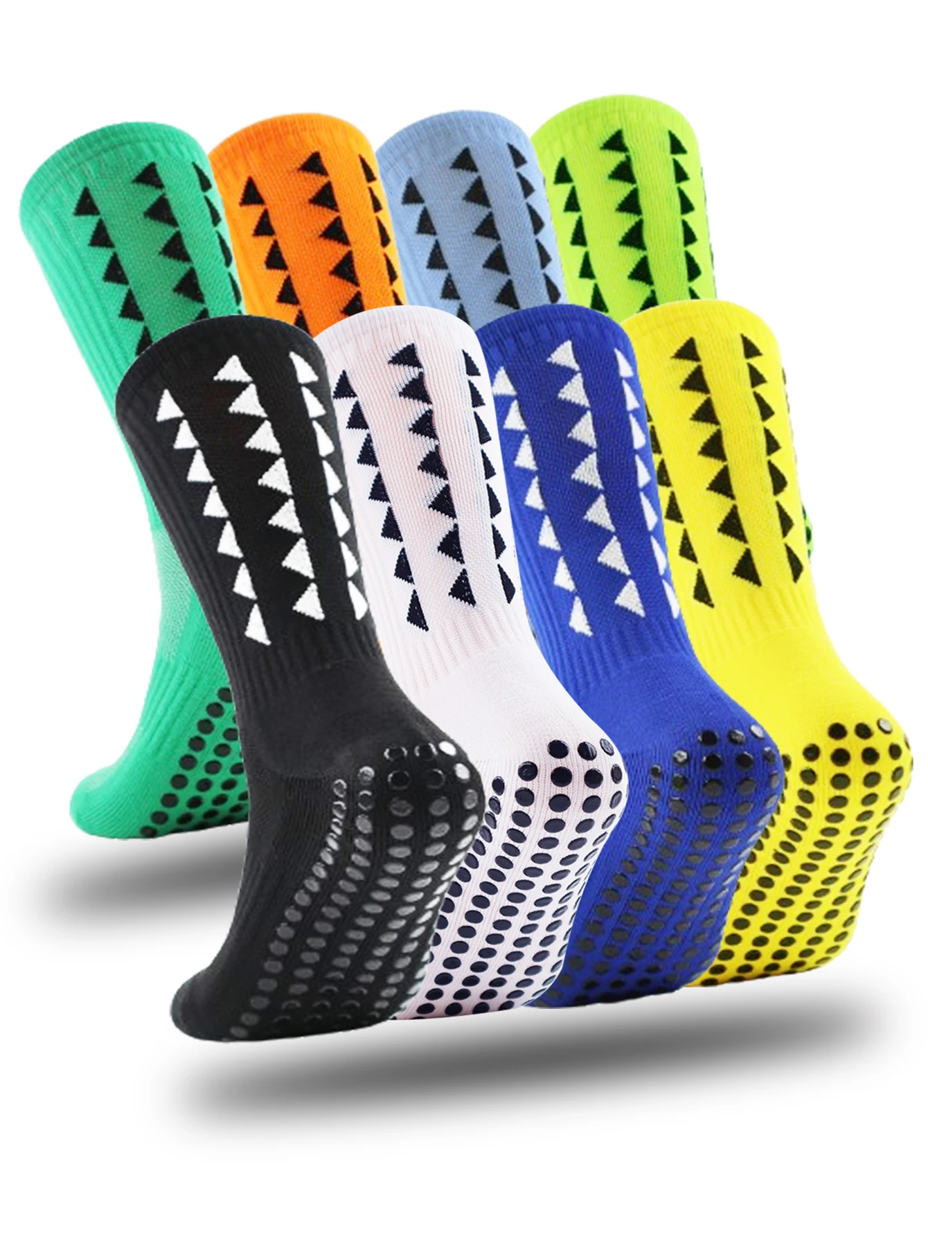 Herren-Fußballsocken mit Gripper-Pads, 4 Paar