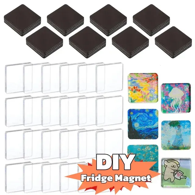 Acryl-Kühlschrankmagnet-Rohling 1