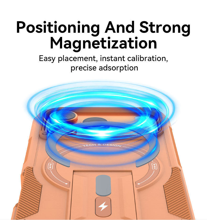 Magnetische Handyhülle mit Ständer und Stoßschutz 4