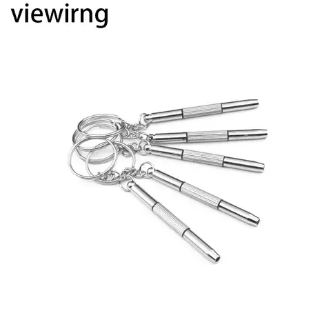 Mini-Brillen-Schraubendreher-Set mit Schlüsselanhänger