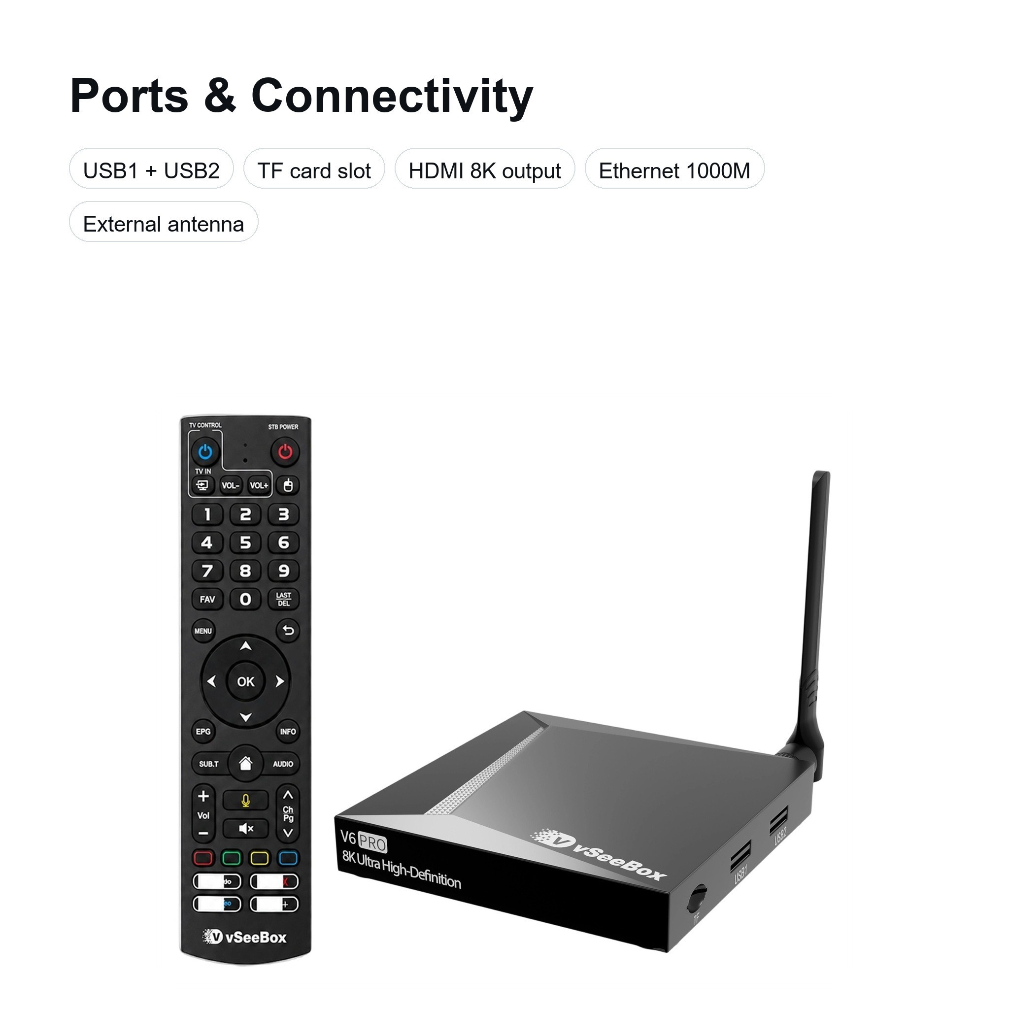 Dual-Core Android 14 TV Box mit 32GB Speicher 3