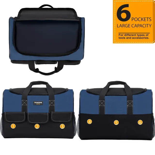 17-Zoll-Elektriker-Werkzeugtasche mit 6 Taschen 3