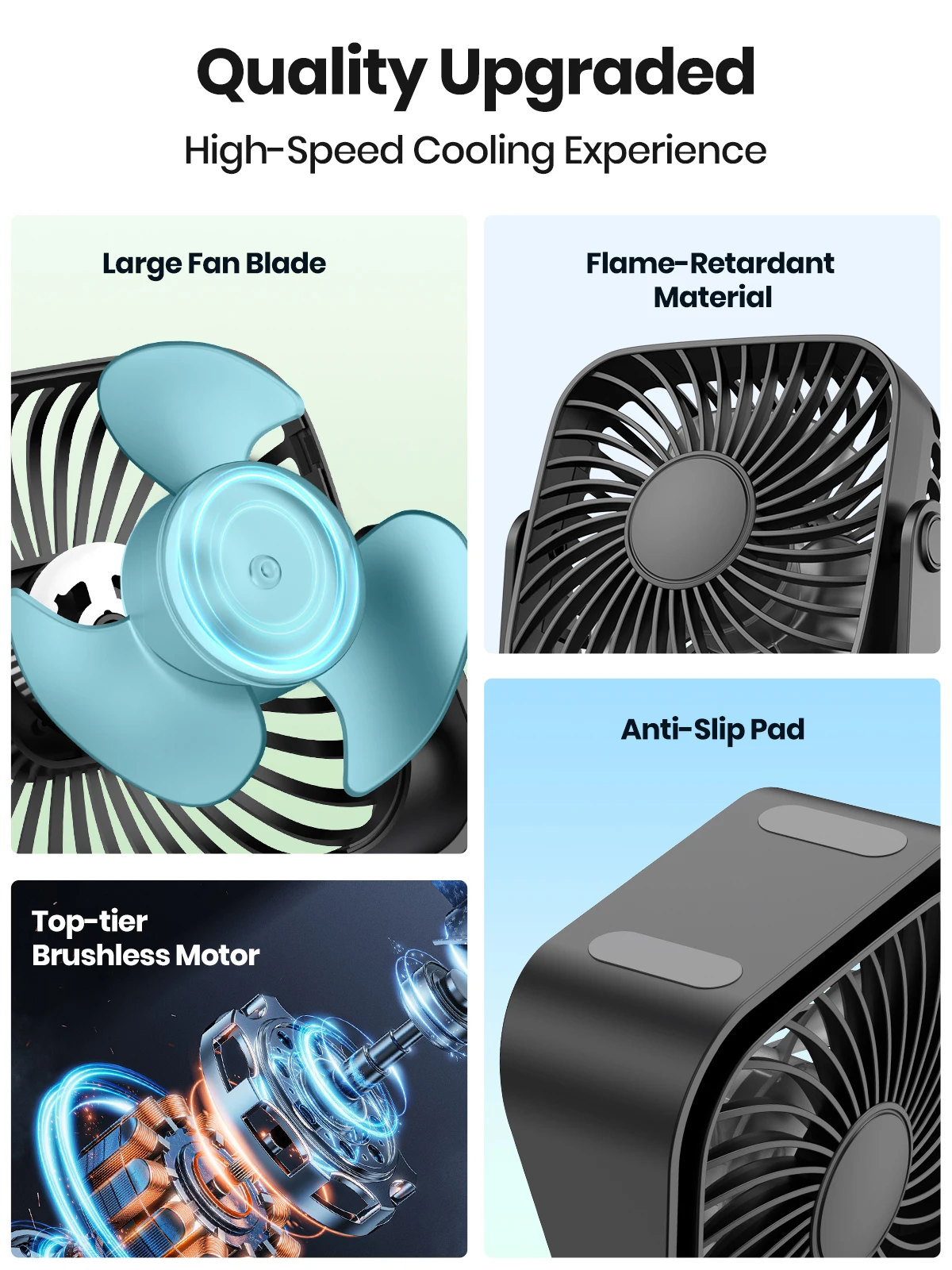 Tragbarer USB-Tischventilator 2