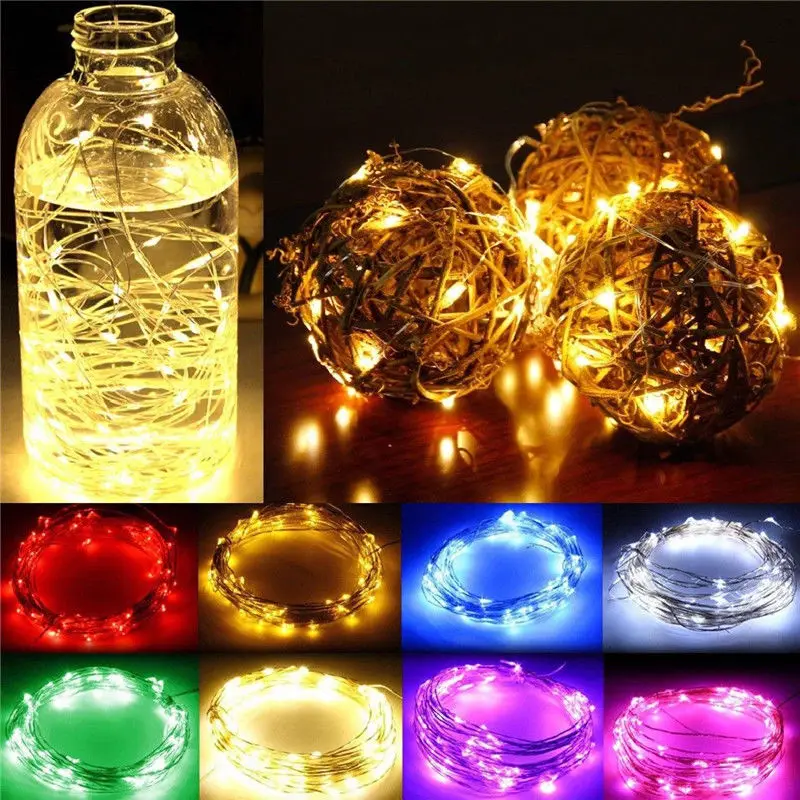 Wasserdichte LED-Lichterkette für Garten und Weihnachten 4