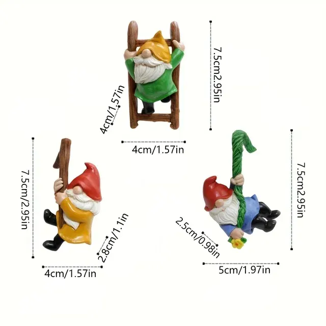 Harz-Mini-Kletter-Zwergfiguren 2