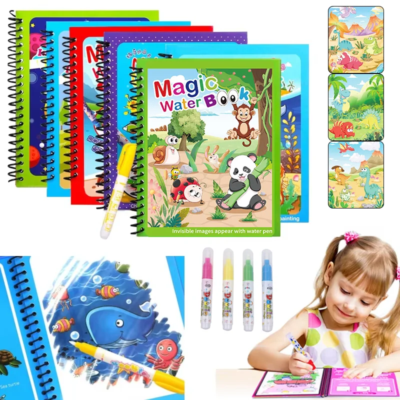 Wasser-Zaubermalbuch für Kinder 2