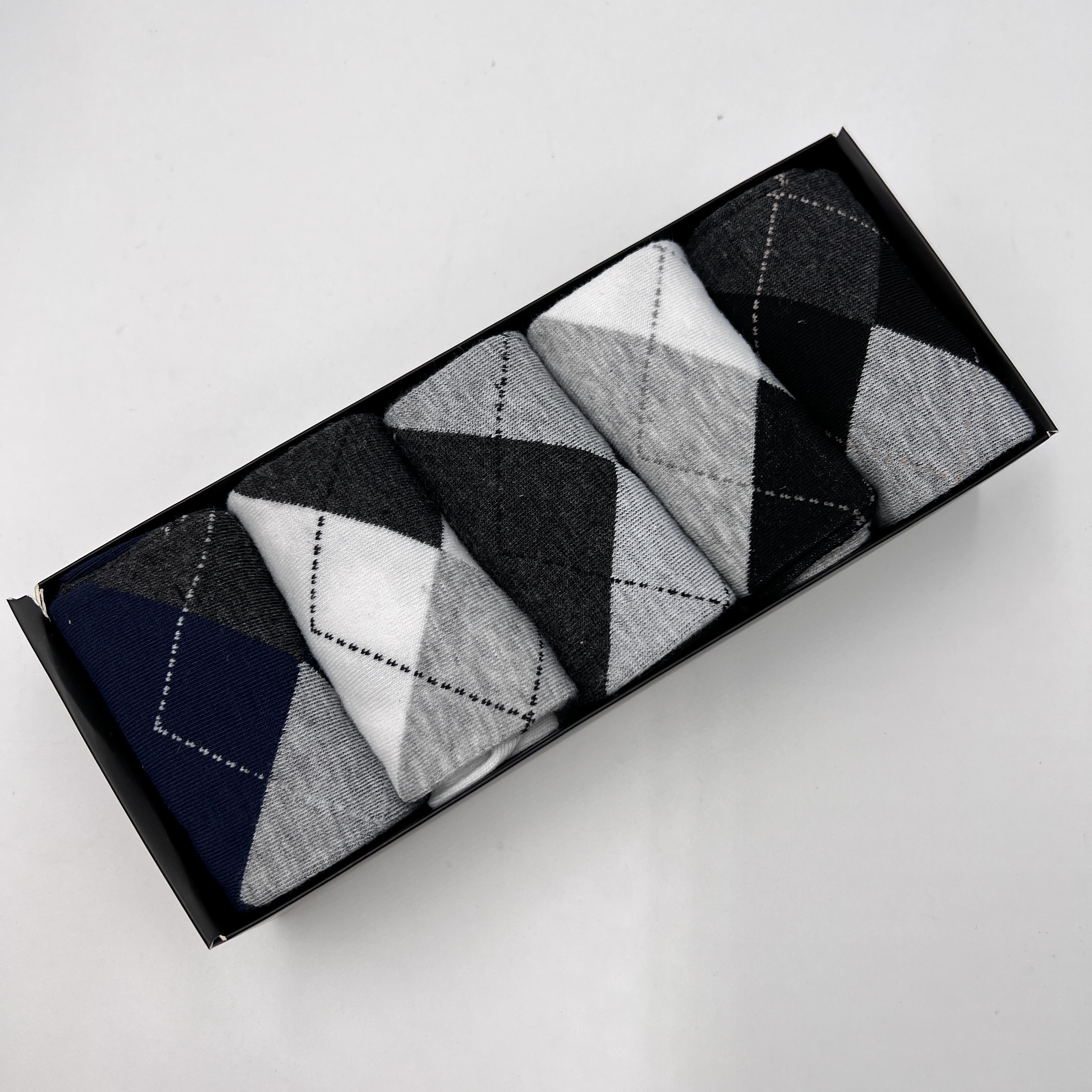 Klassische Business-Socken im 5er-Set