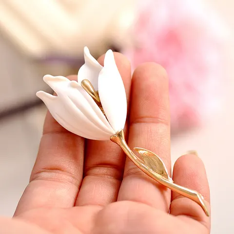 Tulpen-Brosche