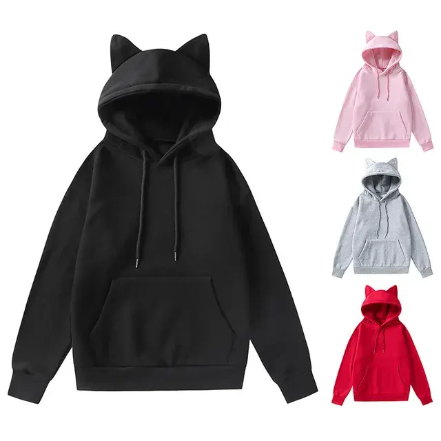 Katzenohr-Fleece-Hoodie 3