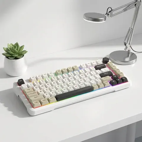 75% Wireless RGB Gaming Tastatur mit Hot-Swap