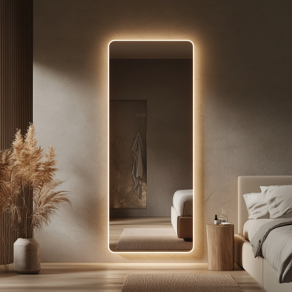 Standspiegel Kosmetik LED Ganzkörper 4