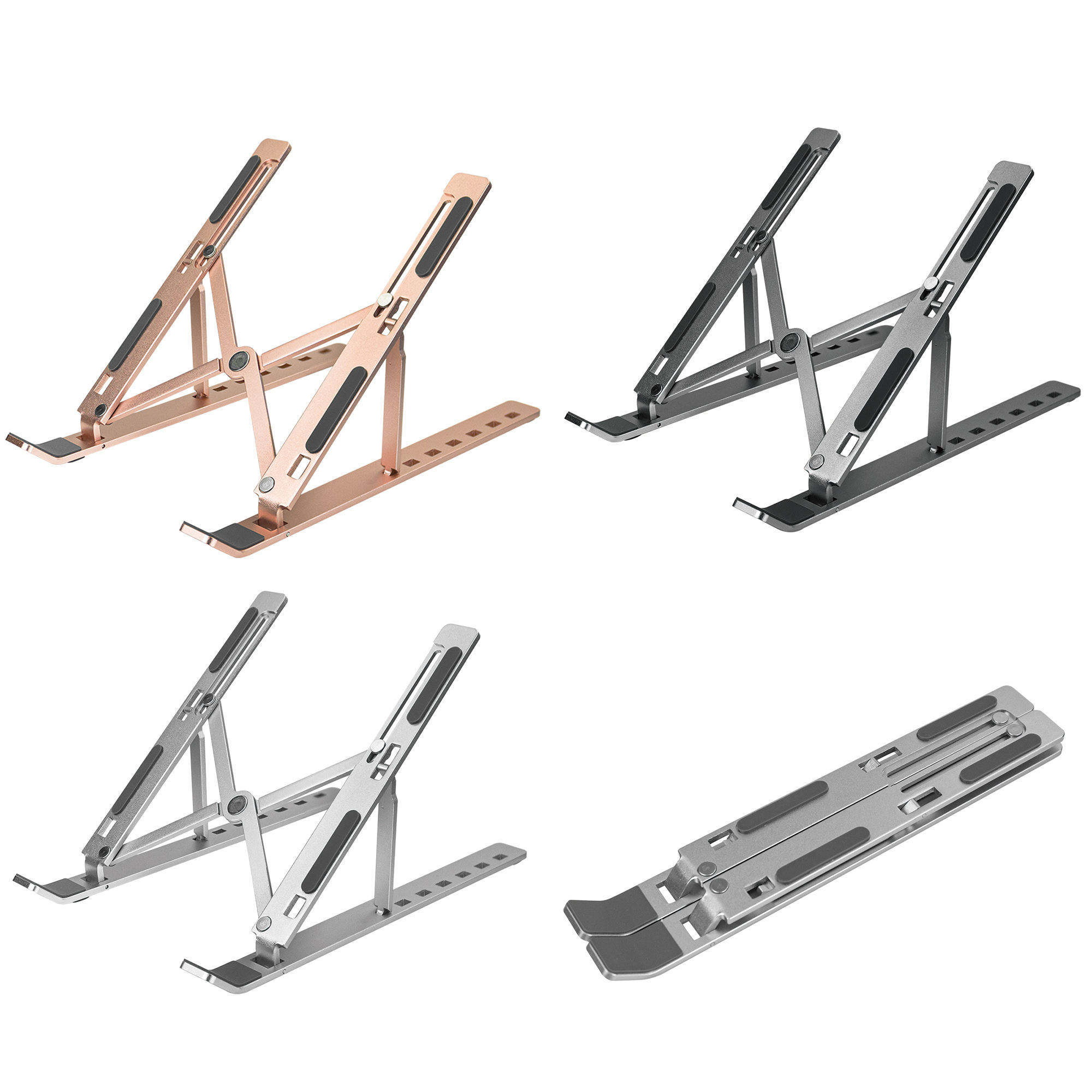 Faltbarer Aluminium-Laptopständer, X-Form