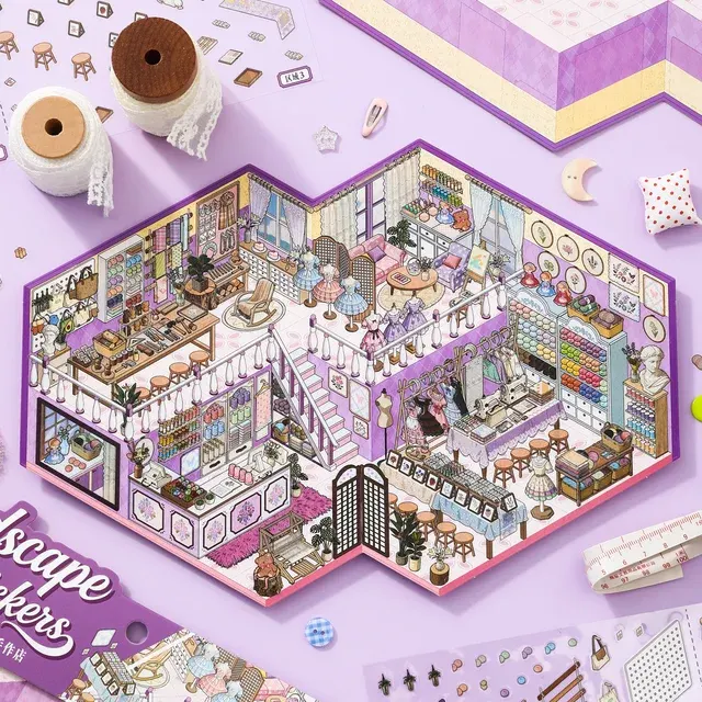 3D-Stickerszene 3