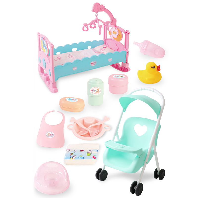 Puppenbett Set für Babypuppen