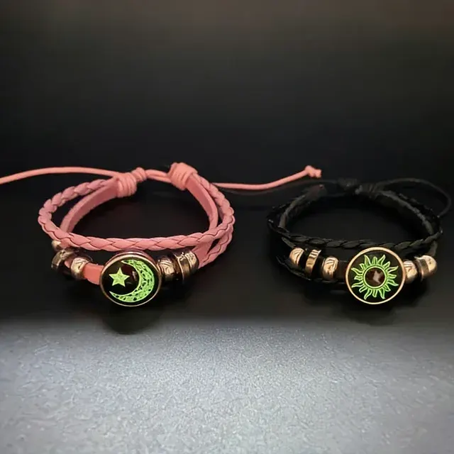 Leuchtend Paararmband 3