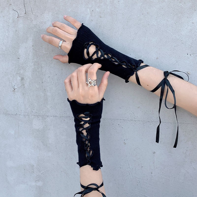 Spitzen-Fingerhandschuhe