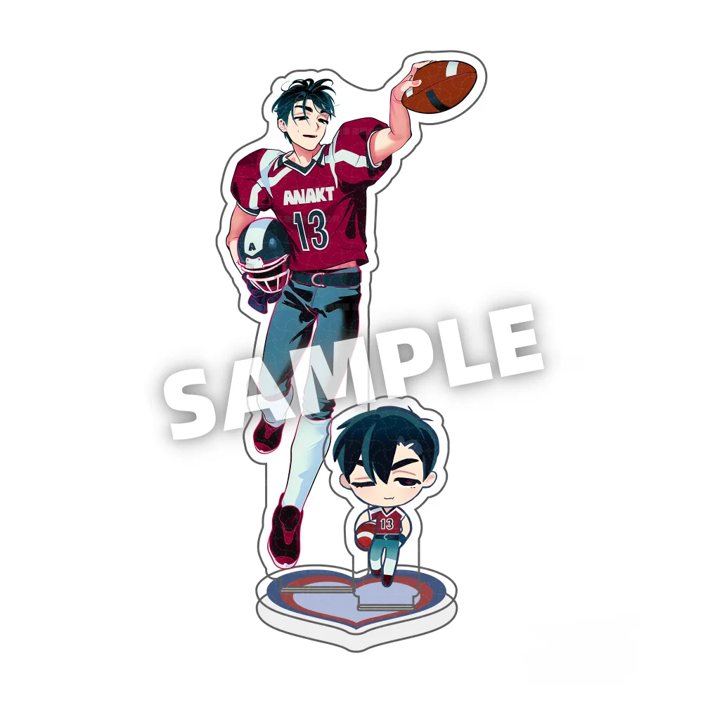 Anime Acryl-Standfigur mit Schlüsselanhänger 4