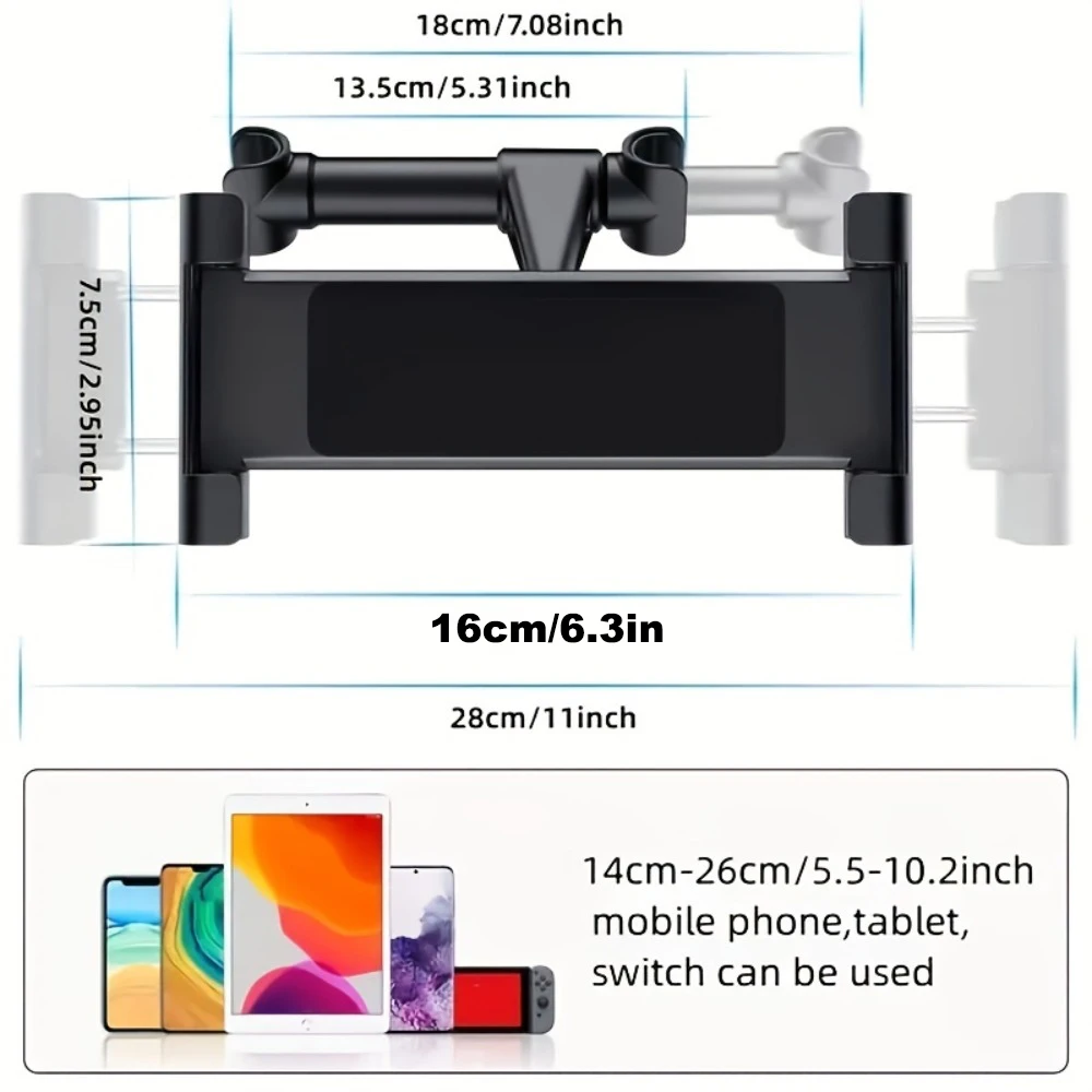 Kopfstützen-Tablethalter 4