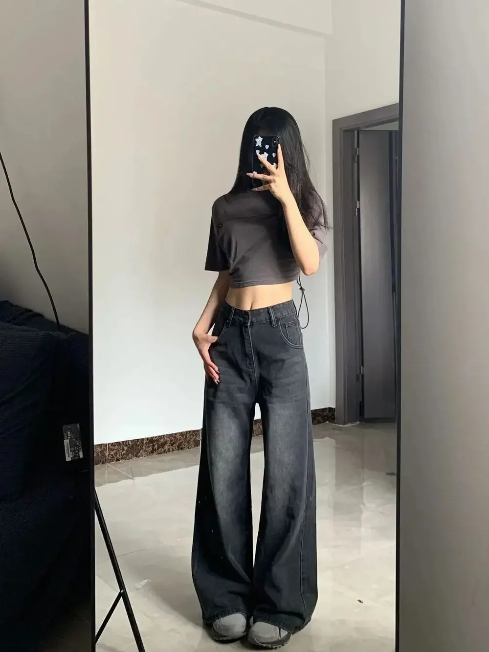 High-Waist-Schlaghose 3