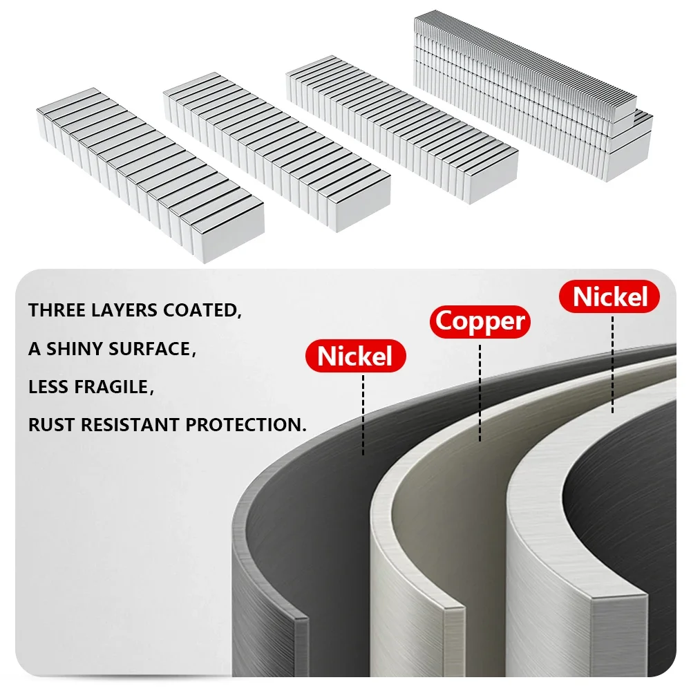 Superstarker Neodym-Blockmagnet 20x10x2mm 4