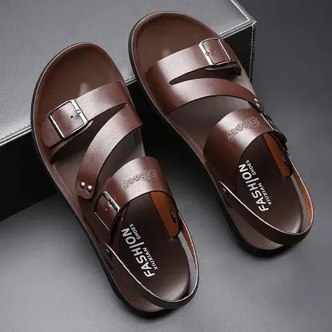 Herren-Slip-on-Sandalen