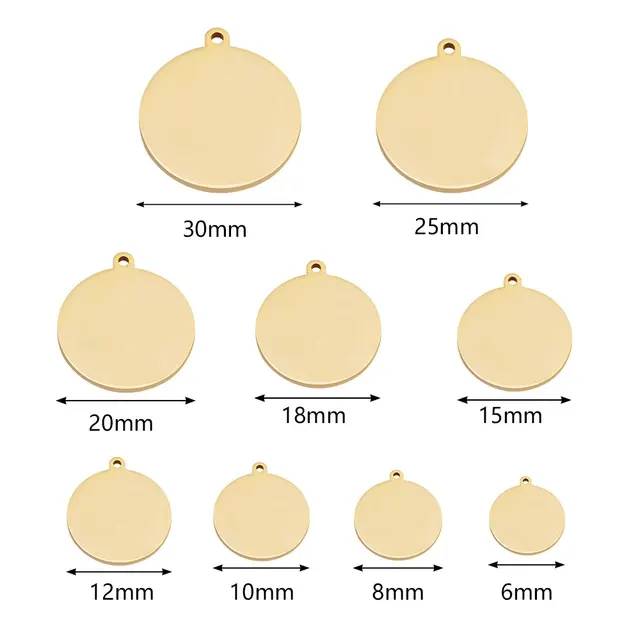 Metall-Charms Rohlinge 2