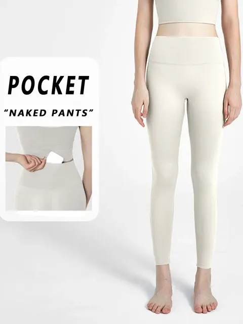 Yoga-Leggings mit hohem Bund 2