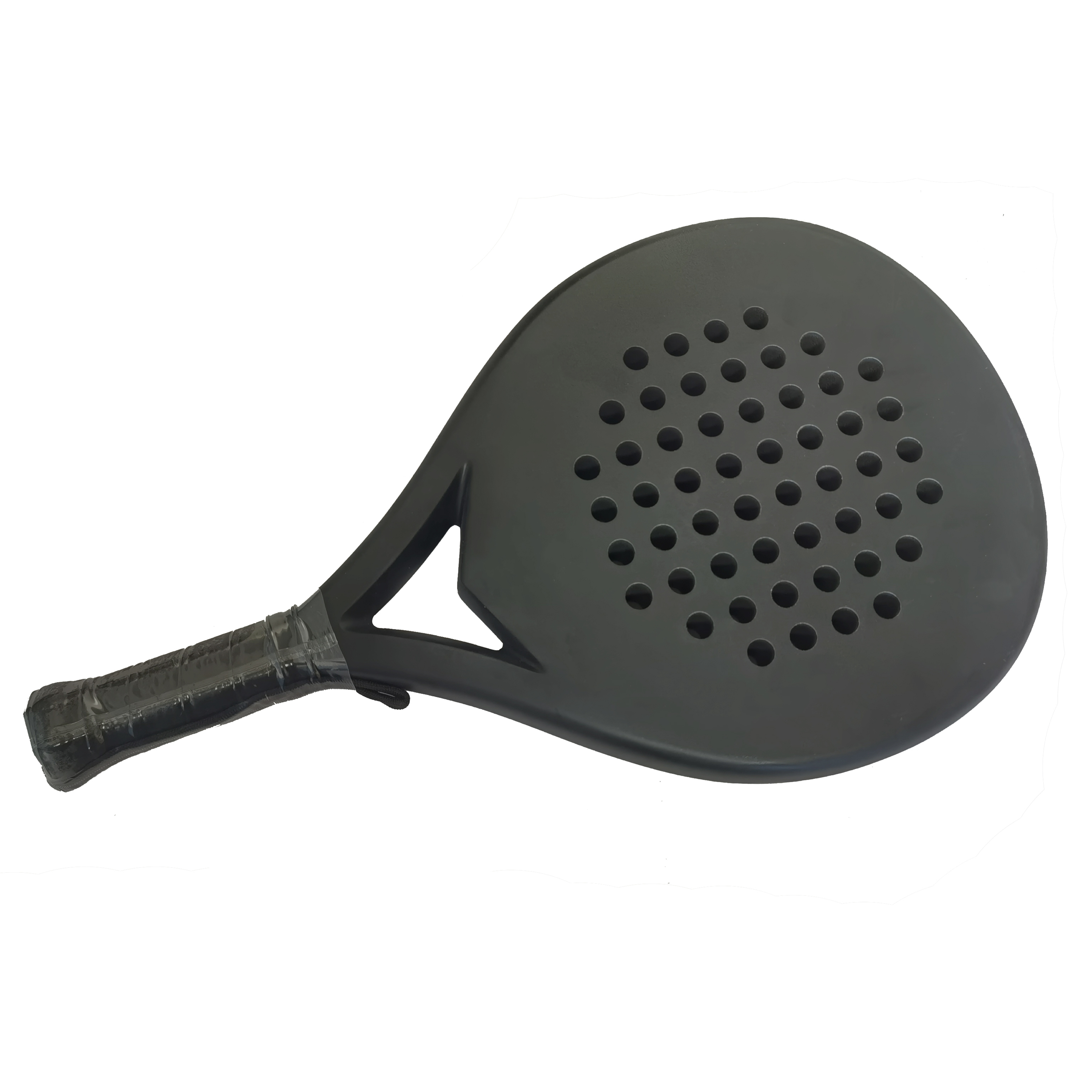 Carbon Padelschläger Matt Schwarz Großer Sweetspot 3