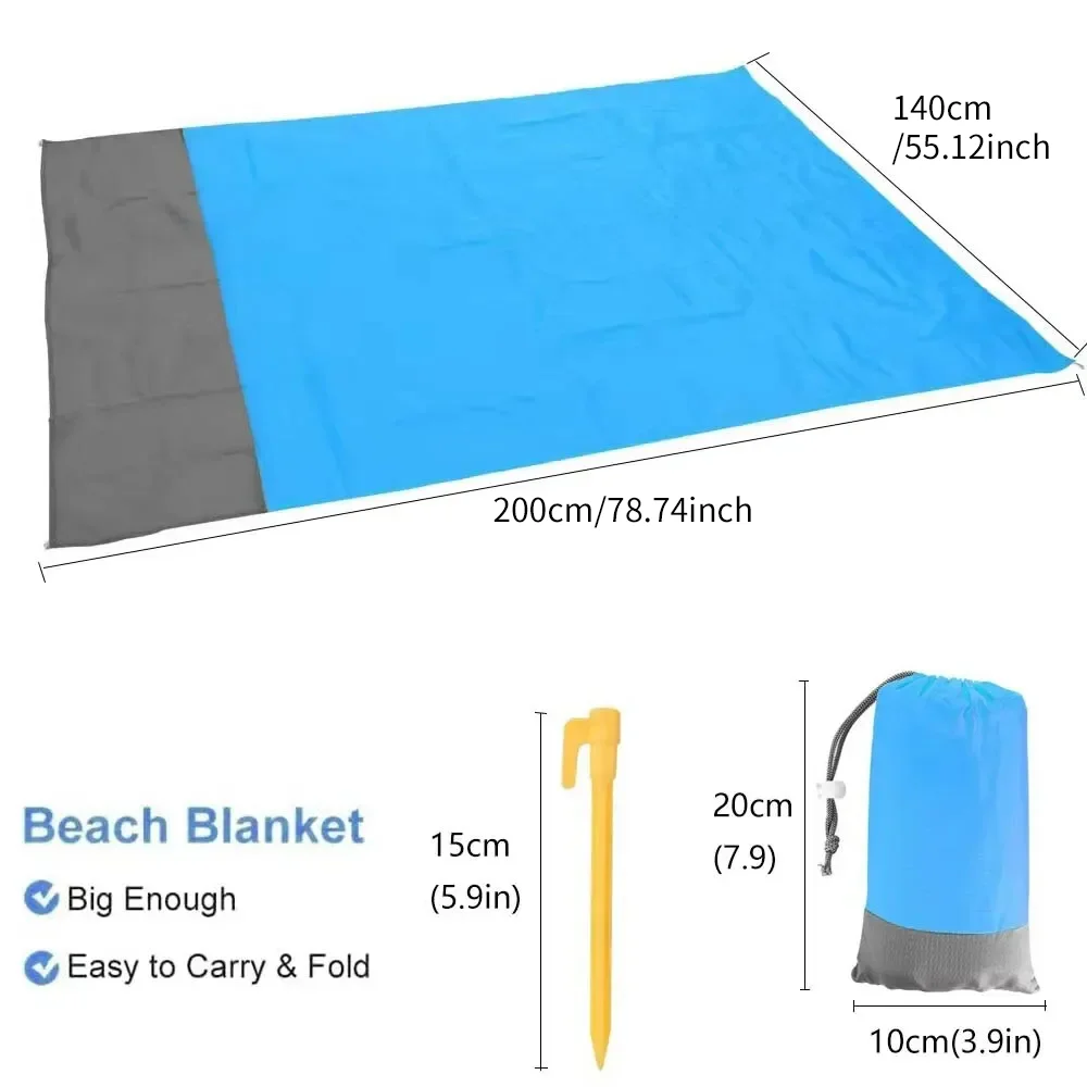 Sandfreie Strandmatte 2