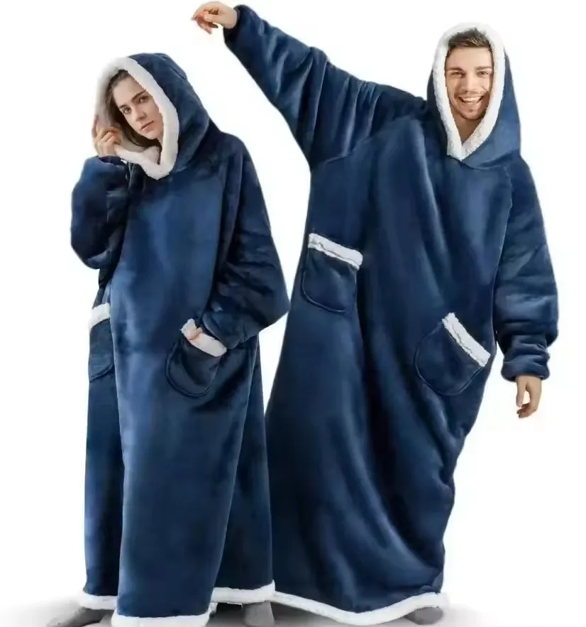 Übergröße Fleece-Decken-Hoodie