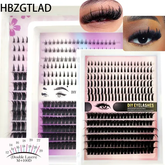 Wimpern-Cluster-Set 2