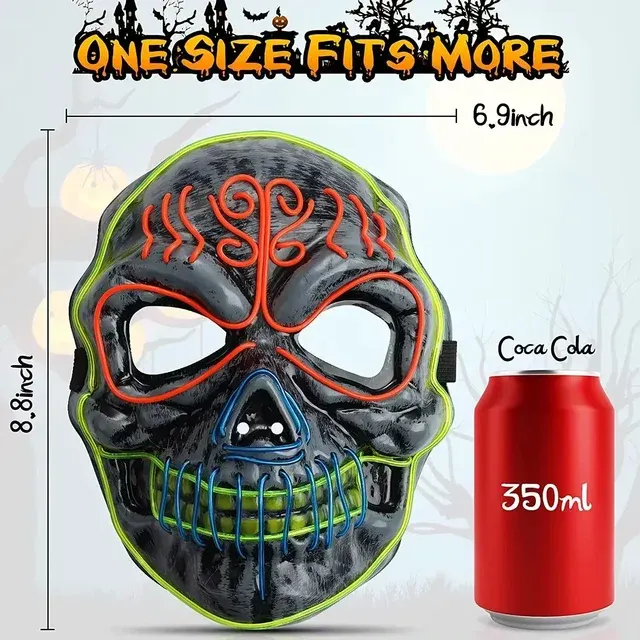 Leuchtende Halloween-Maske 2