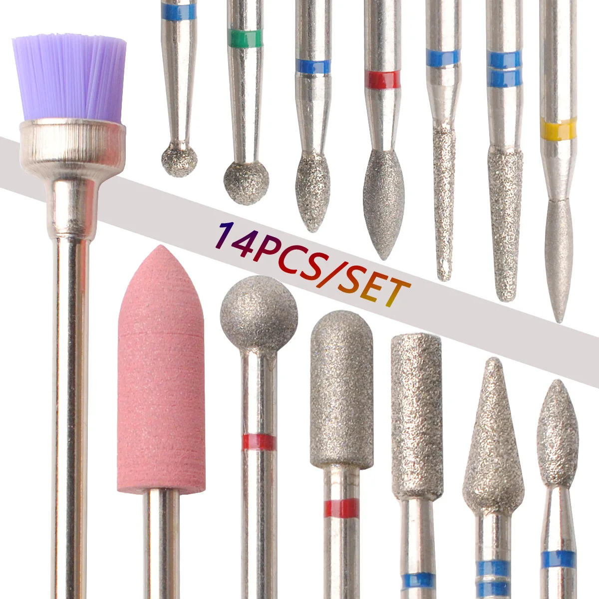 14-teiliges Nagelfräser-Set für Maniküre 4
