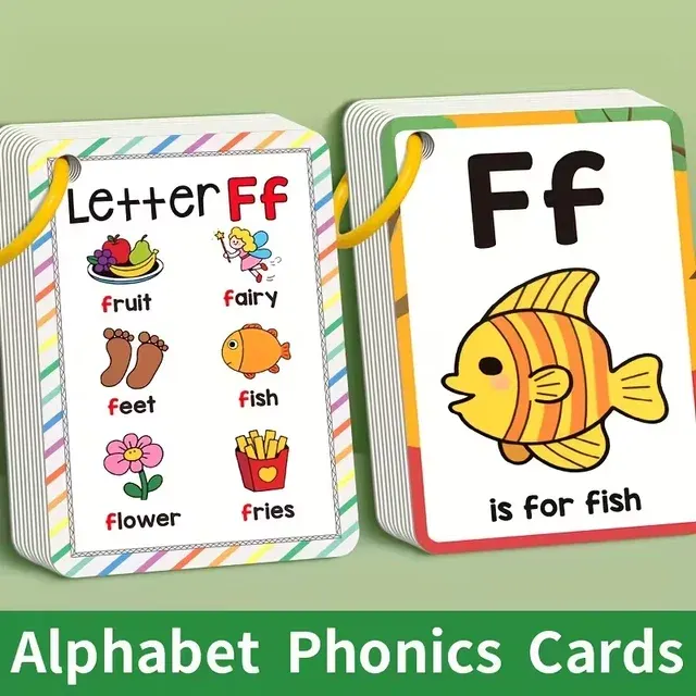 Alphabet-Lernkarten für Vorschulkinder 3