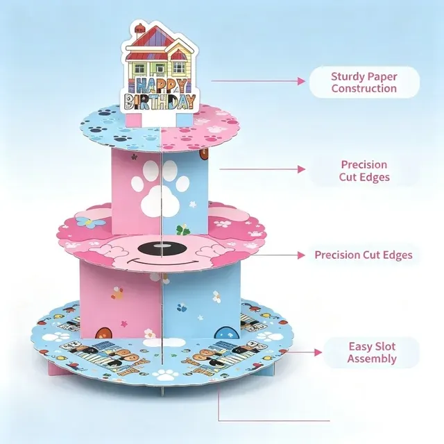 Papier-Dessertturm 2