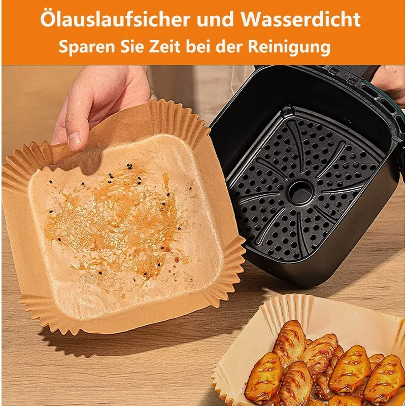 Heißluftfritteusen-Backpapier-Einlagen 2