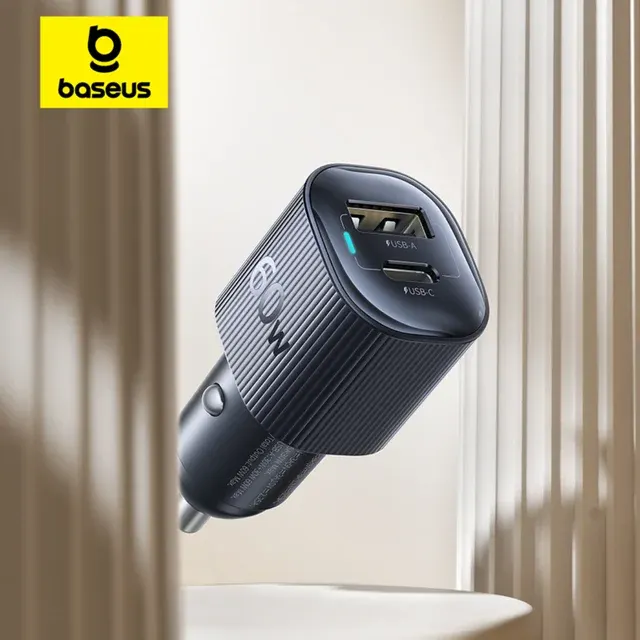 Magnetisches 160W Auto-Ladegerät mit USB-C 2