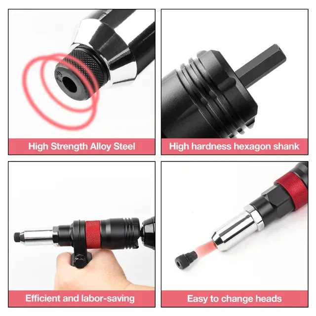 Nietpistolen-Adapter für Bohrmaschine 4