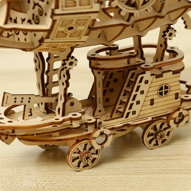 Holz-3D-Auto-Puzzle 4