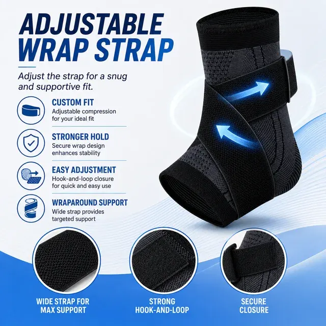 Verstellbare Knöchelbandage für Sport 3