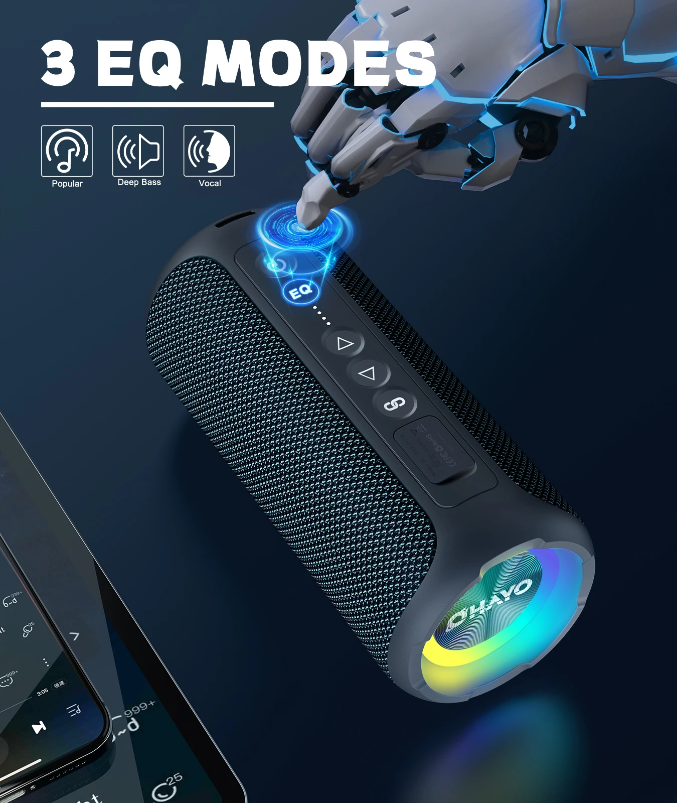 Wasserdichter 40-W-Bluetooth-Lautsprecher 3