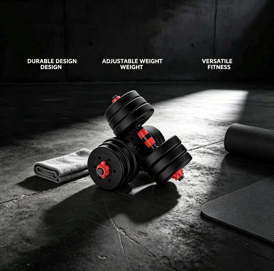 Verstellbare Zementhanteln Twist-Lock 10–20 kg