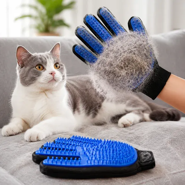 Tierhaar-Pflegehandschuh 1